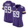 Dan Feeney Minnesota Vikings Nike Women’s Team Game Jersey – Purple