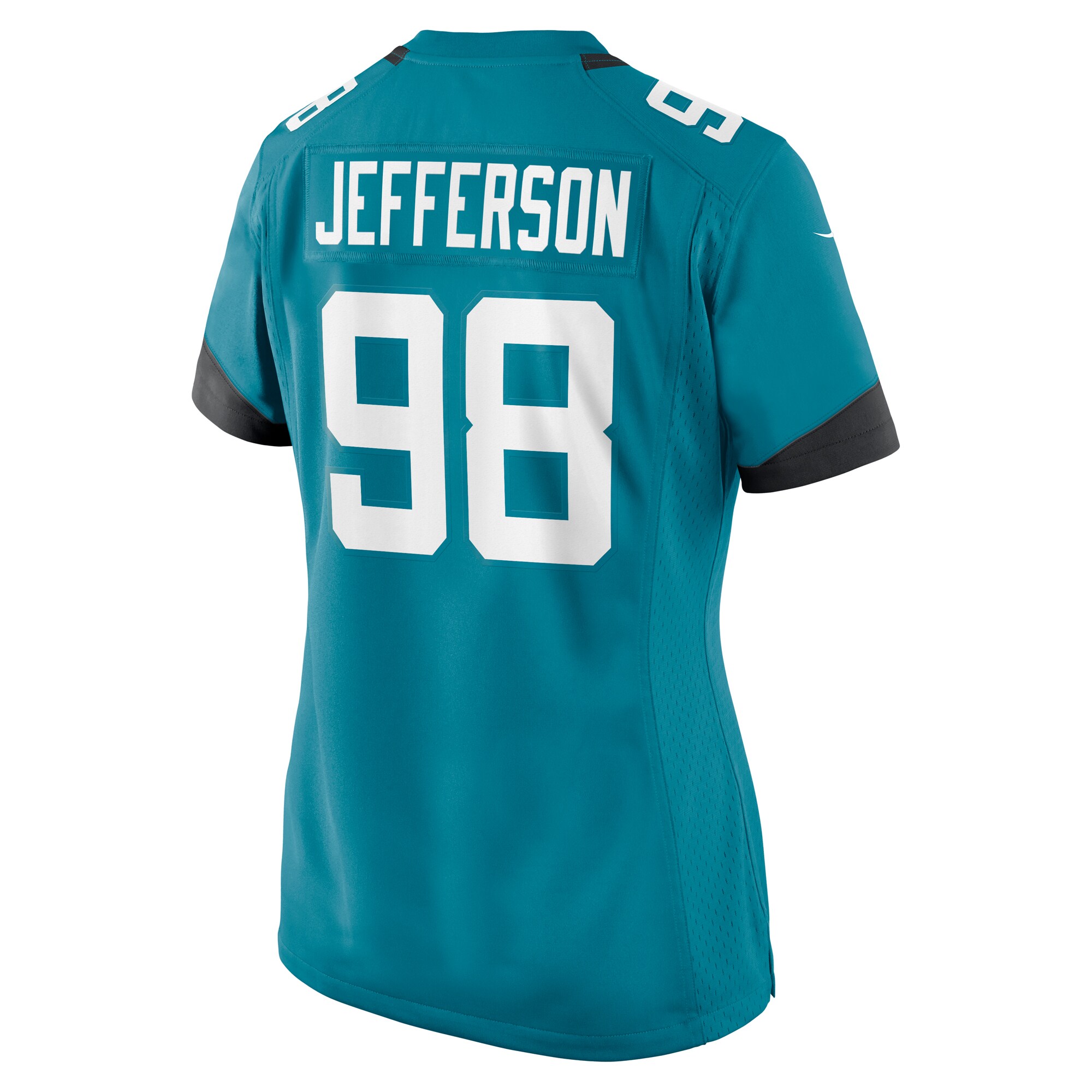 Jordan Jefferson Jacksonville Jaguars Nike Women’s Game Jersey – Teal - Image 2