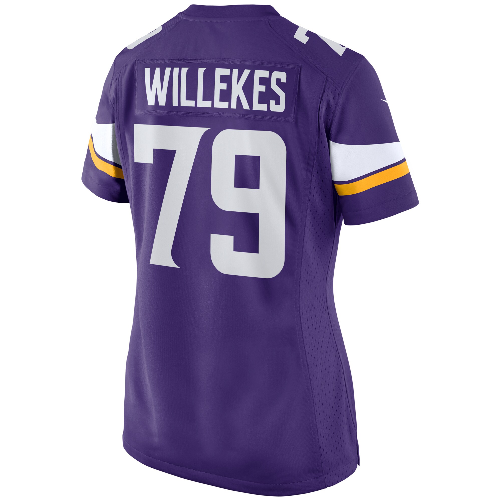 Kenny Willekes Minnesota Vikings Nike Women’s Game Jersey – Purple - Image 2