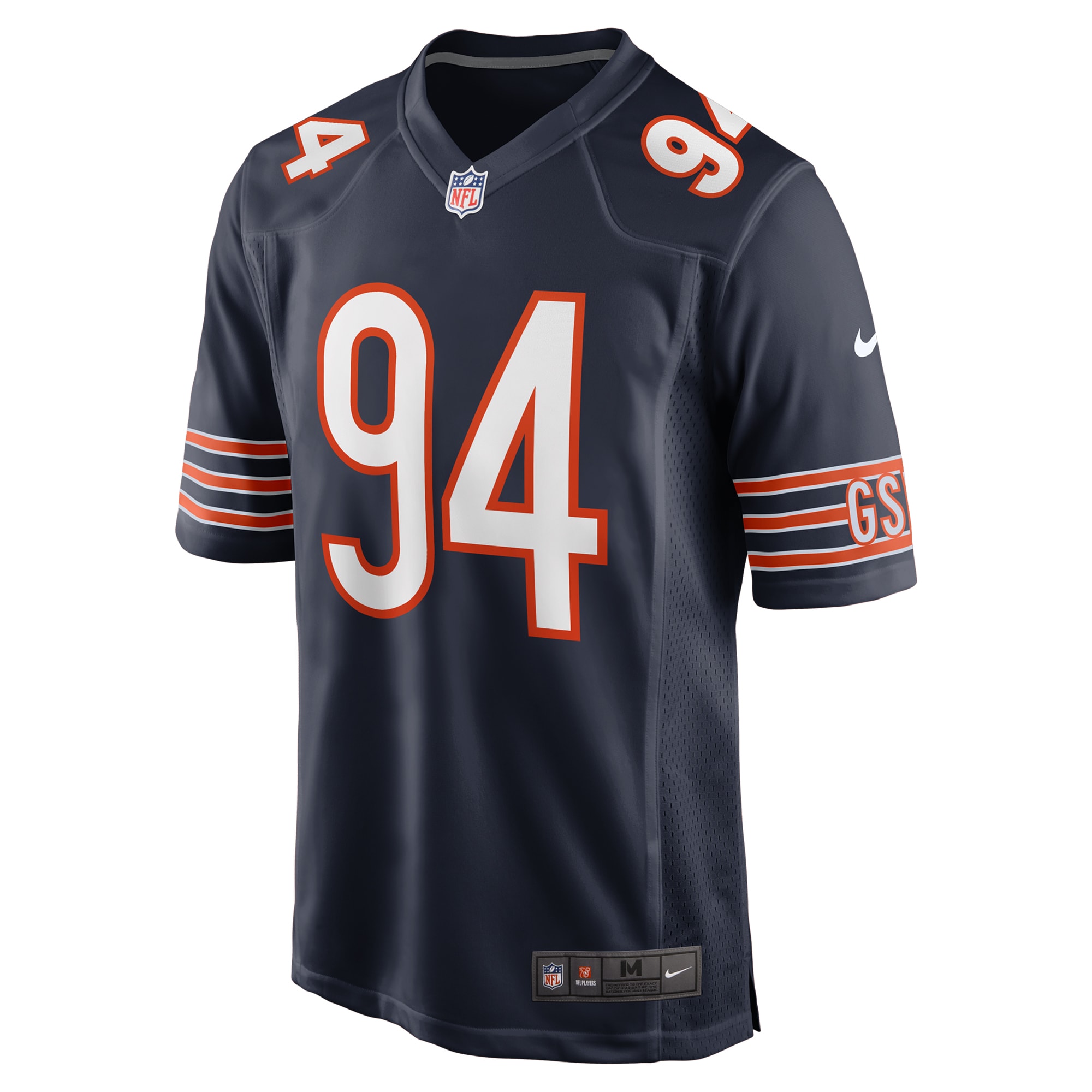 Austin Booker Chicago Bears Nike Game Jersey – Navy - Image 2