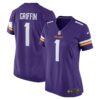 Shaquill Griffin Minnesota Vikings Nike Women’s Team Game Jersey – Purple