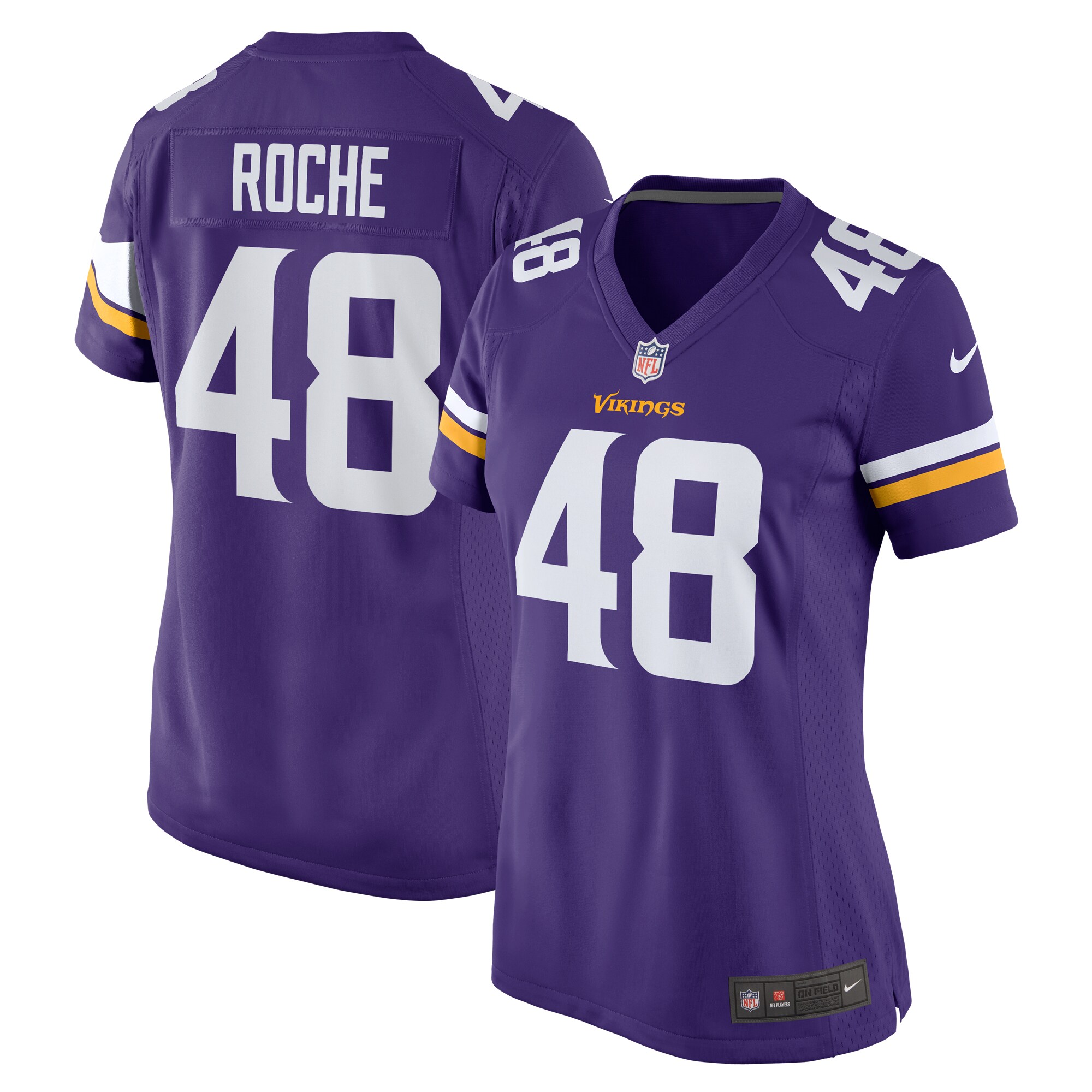 Quincy Roche Minnesota Vikings Nike Women’s Team Game Jersey – Purple