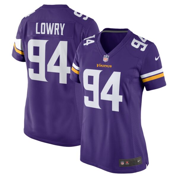Dean Lowry Minnesota Vikings Nike Women’s Game Player Jersey – Purple