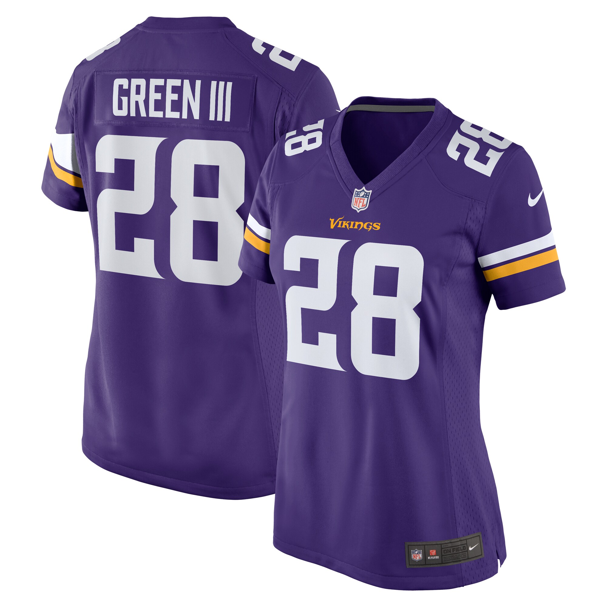 A.J. Green III Minnesota Vikings Nike Women’s Team Game Jersey – Purple