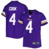 Dalvin Cook Minnesota Vikings Nike Youth Game Jersey – Purple