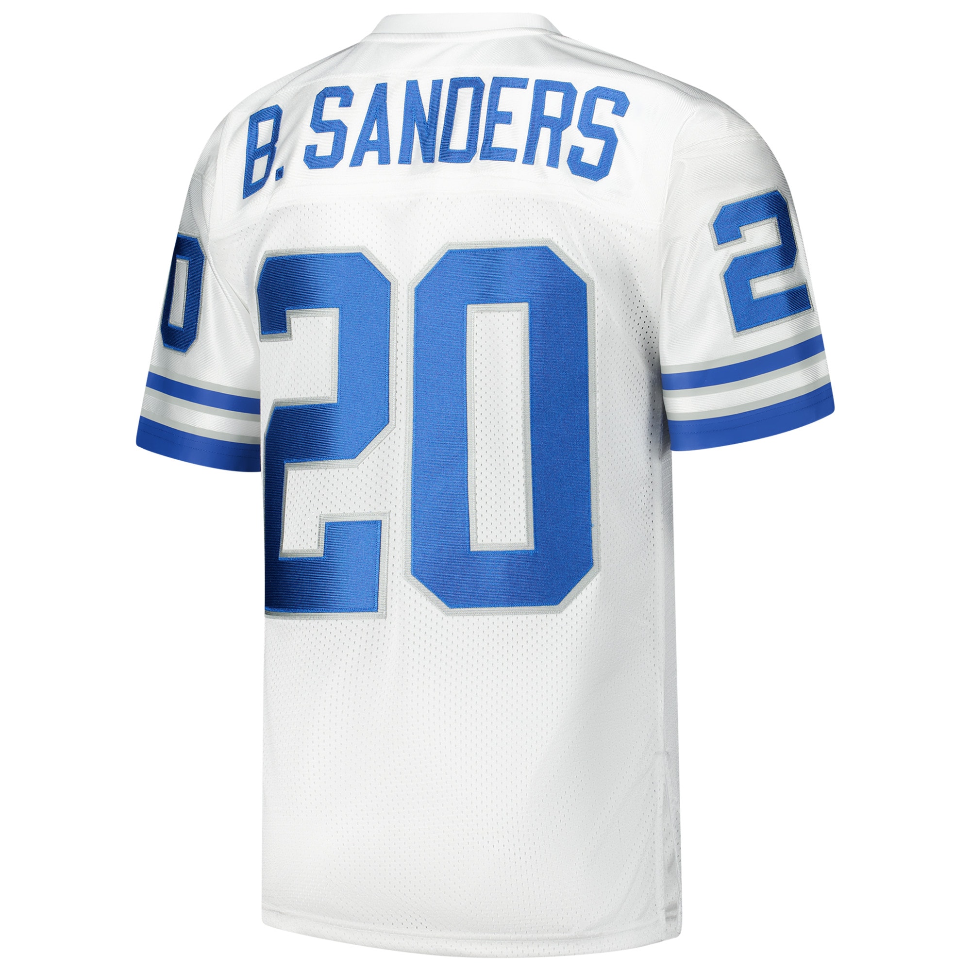 Barry Sanders Detroit Lions 1994 Mitchell & Ness Throwback Retired Player Jersey – White - Image 3