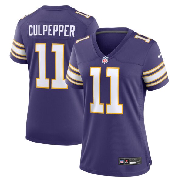 Daunte Culpepper Minnesota Vikings Nike Women’s Classic Retired Player Game Jersey – Purple