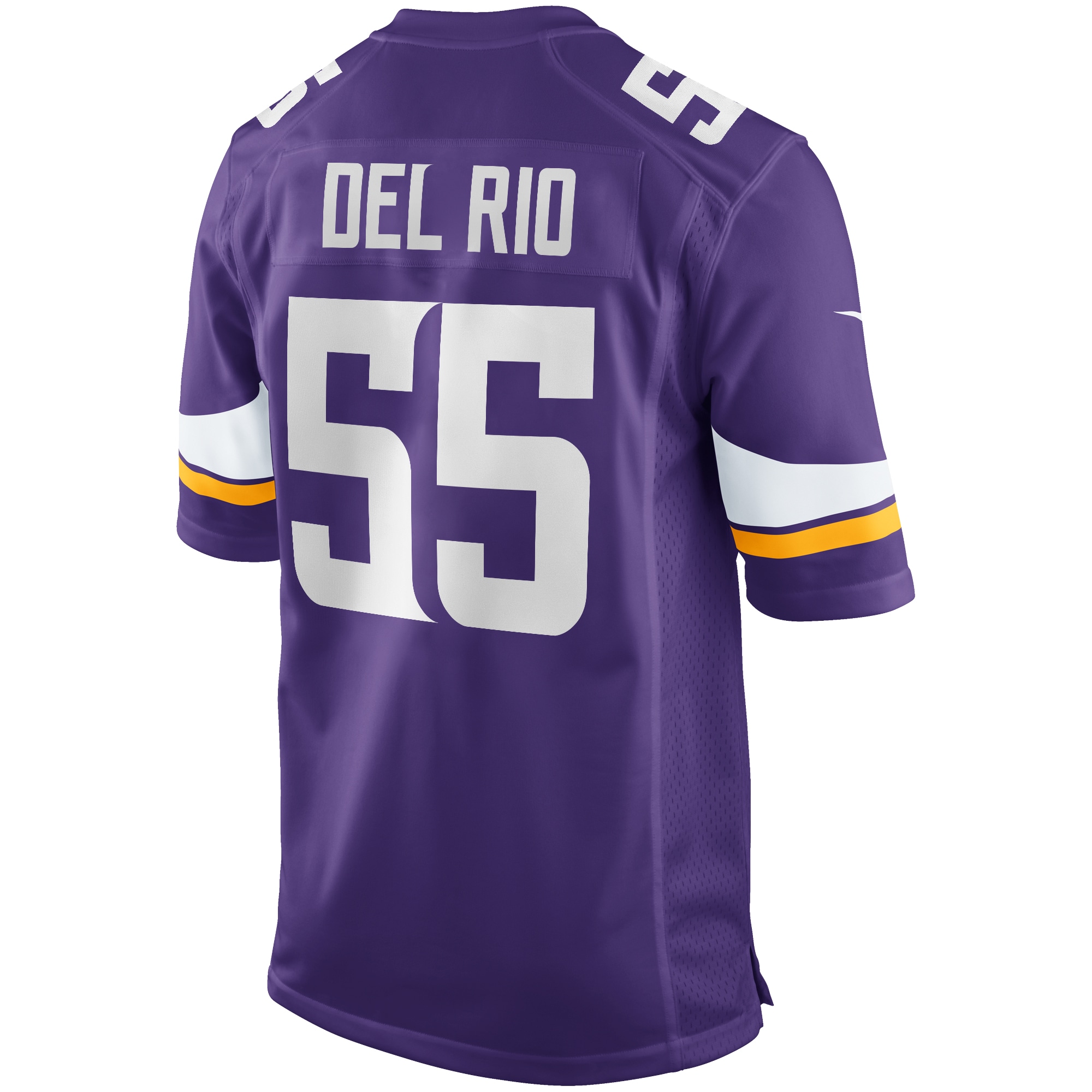 Jack Del Rio Minnesota Vikings Nike Game Retired Player Jersey – Purple