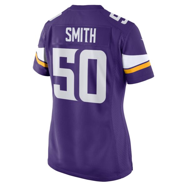 TJ Smith Minnesota Vikings Nike Women’s Home Game Player Jersey – Purple