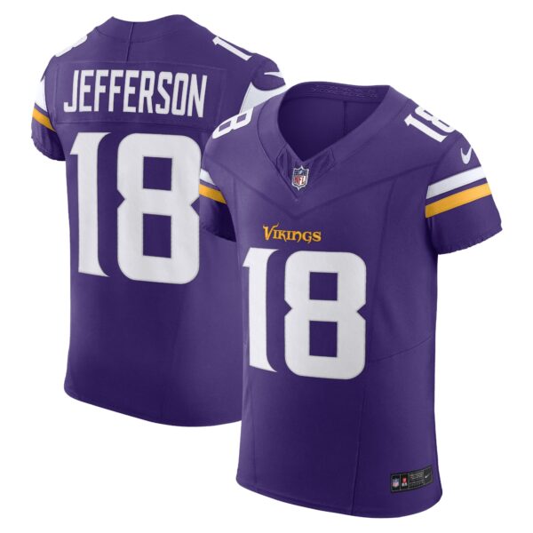 Justin Jefferson Minnesota Vikings Nike Vapor F.U.S.E. Elite Jersey – Purple
