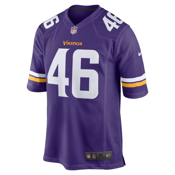 Aaron Dykes Minnesota Vikings Nike Team Game Jersey – Purple
