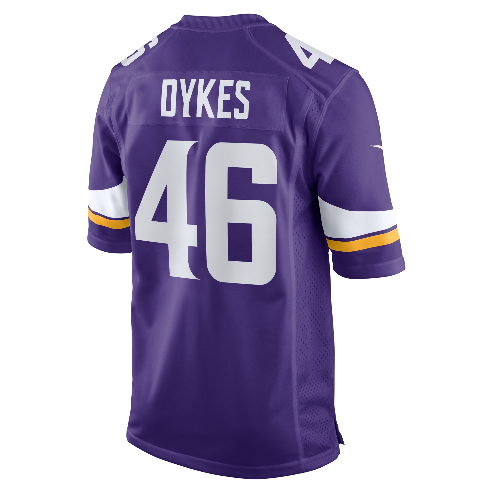 Aaron Dykes Minnesota Vikings Nike Team Game Jersey – Purple - Image 2