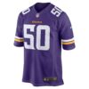 TJ Smith Minnesota Vikings Nike Home Game Player Jersey – Purple