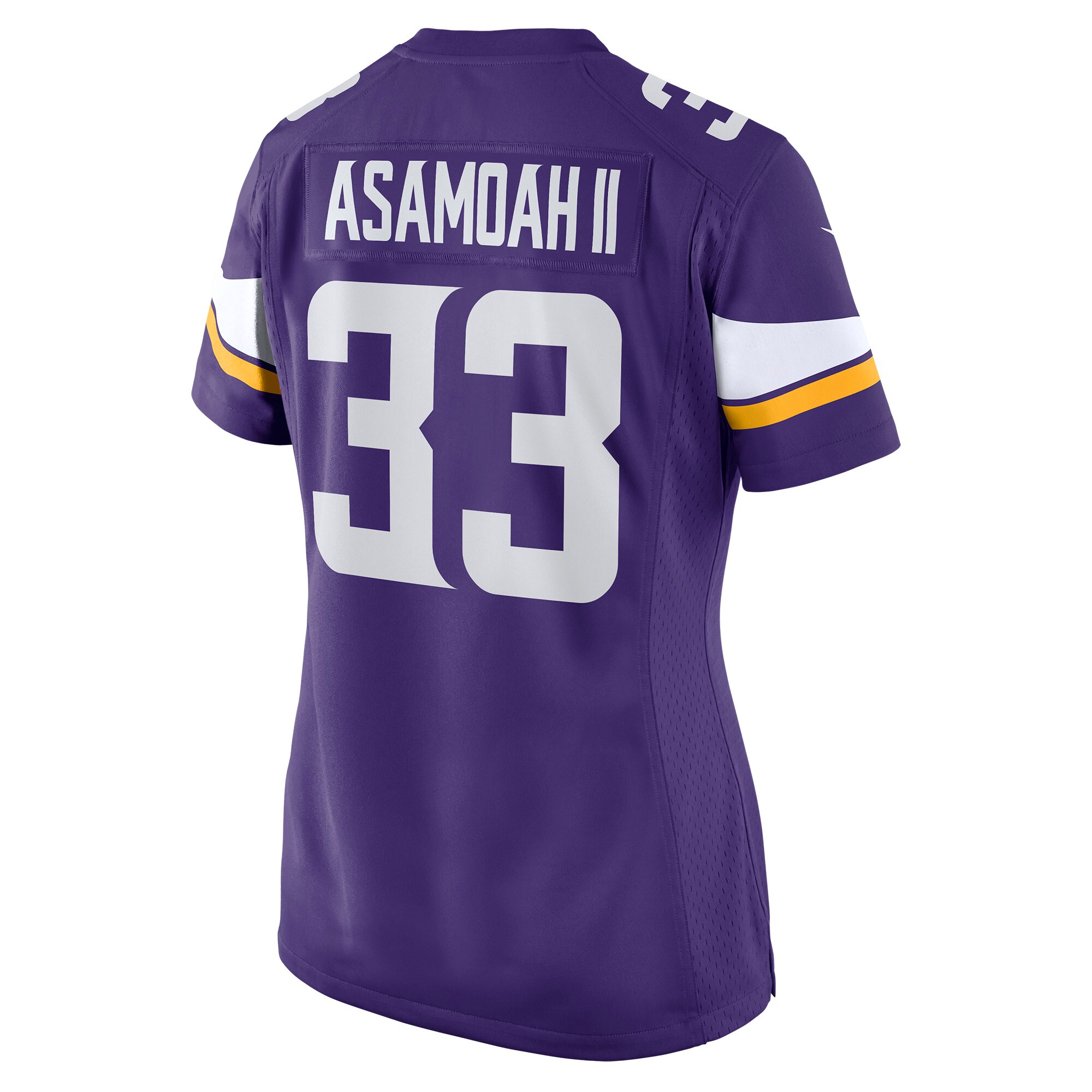 Brian Asamoah Minnesota Vikings Nike Women’s Player Game Jersey – Purple - Image 3