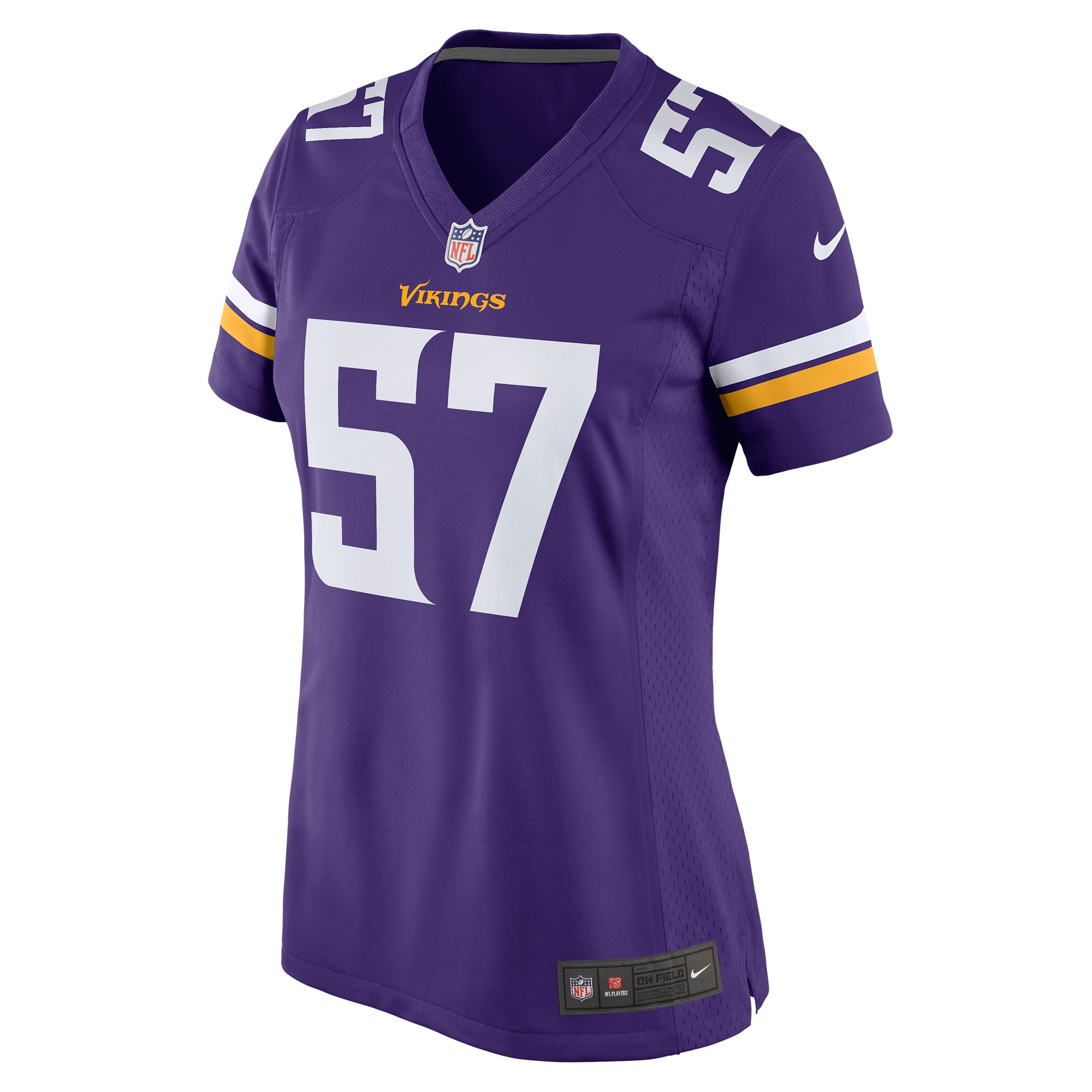 Ryan Connelly Minnesota Vikings Nike Women’s Game Jersey – Purple - Image 2