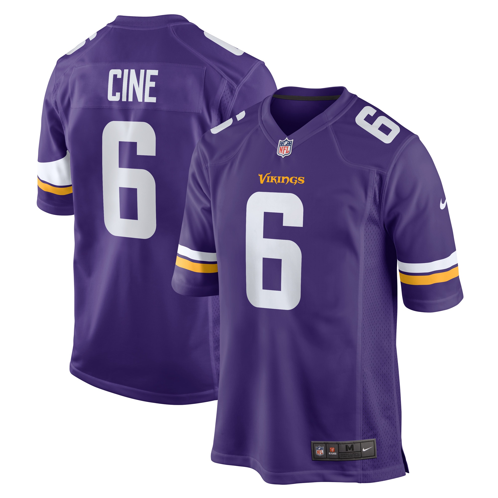 Lewis Cine Minnesota Vikings Nike Game Player Jersey – Purple