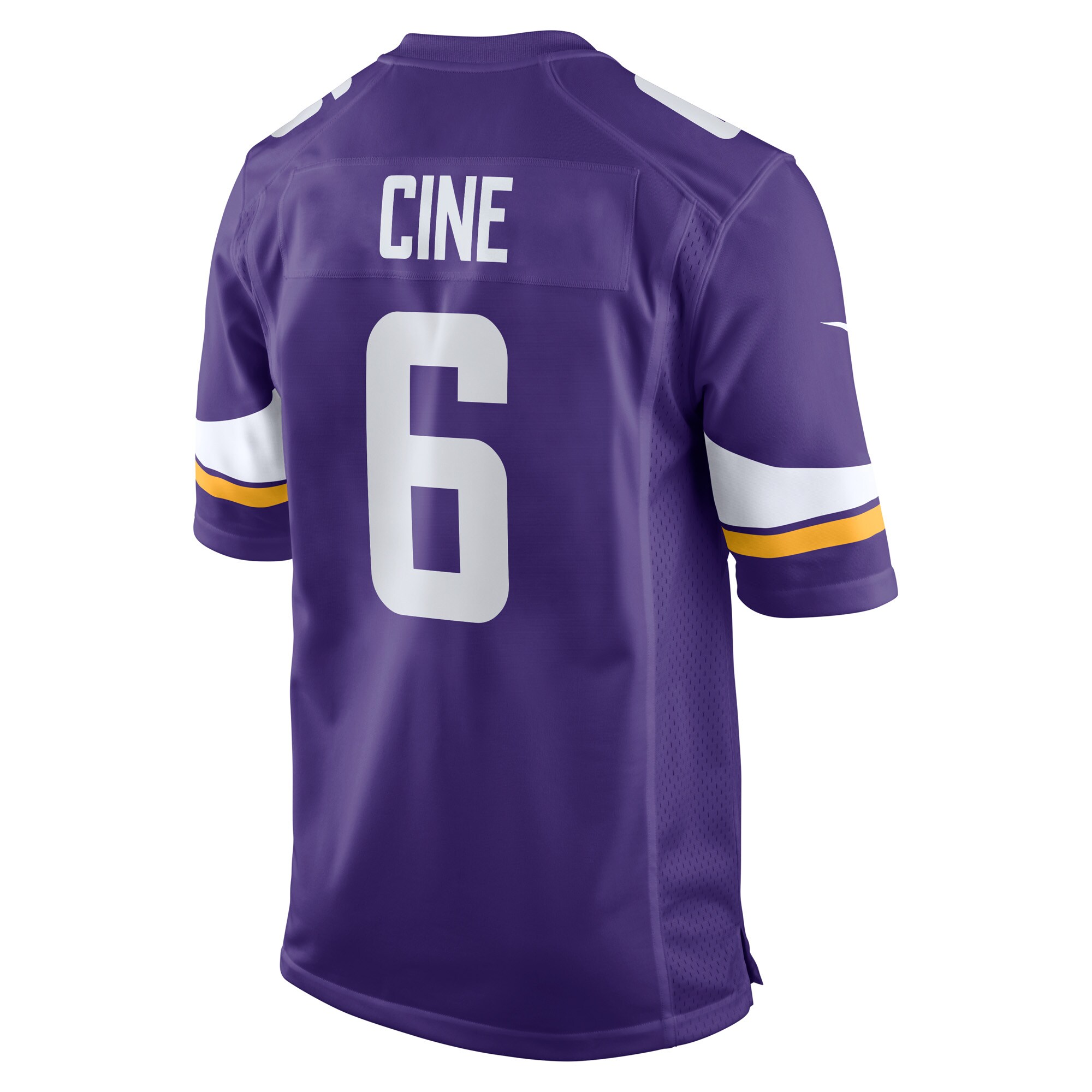 Lewis Cine Minnesota Vikings Nike Game Player Jersey – Purple - Image 3