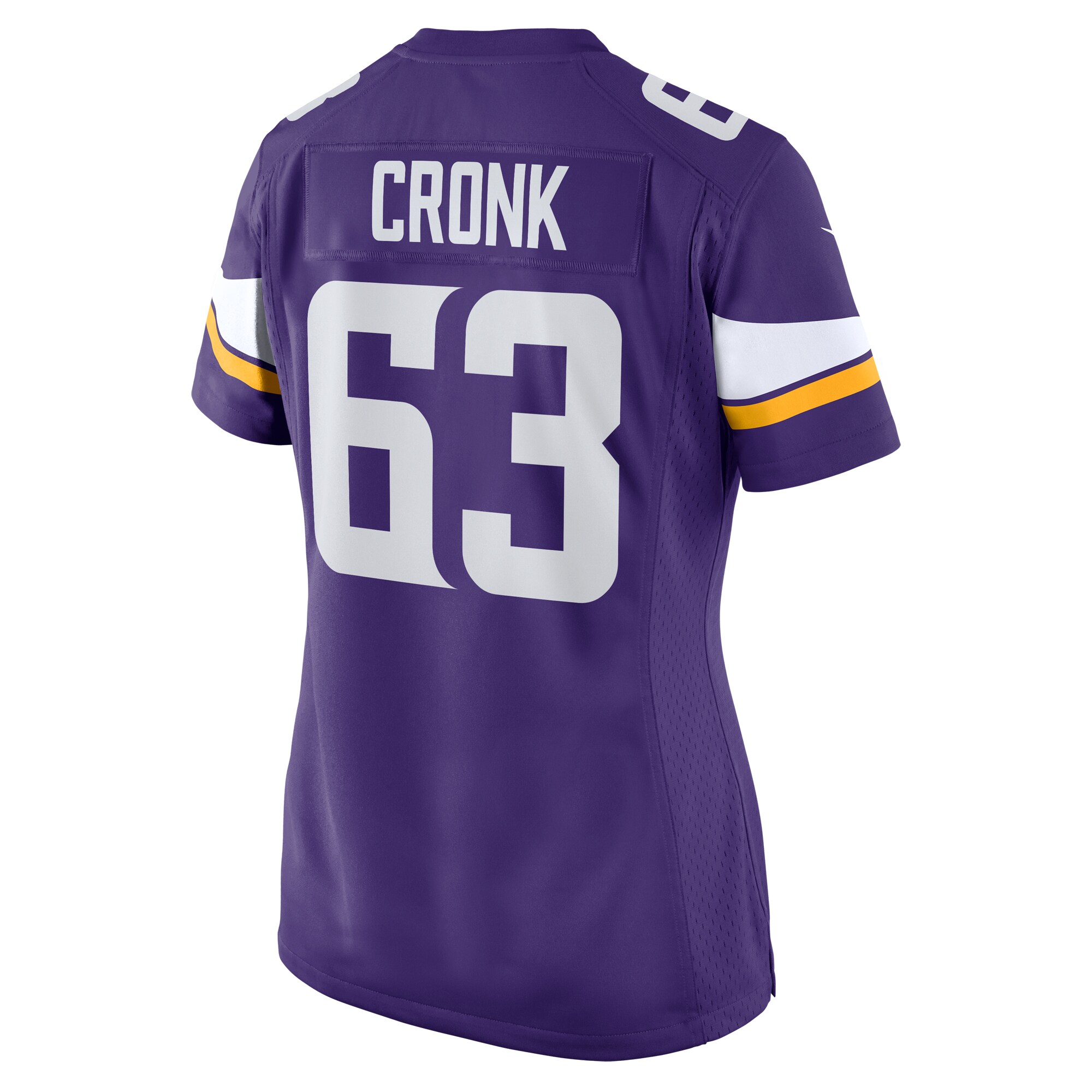 Coy Cronk Minnesota Vikings Nike Women’s Team Game Jersey – Purple - Image 3