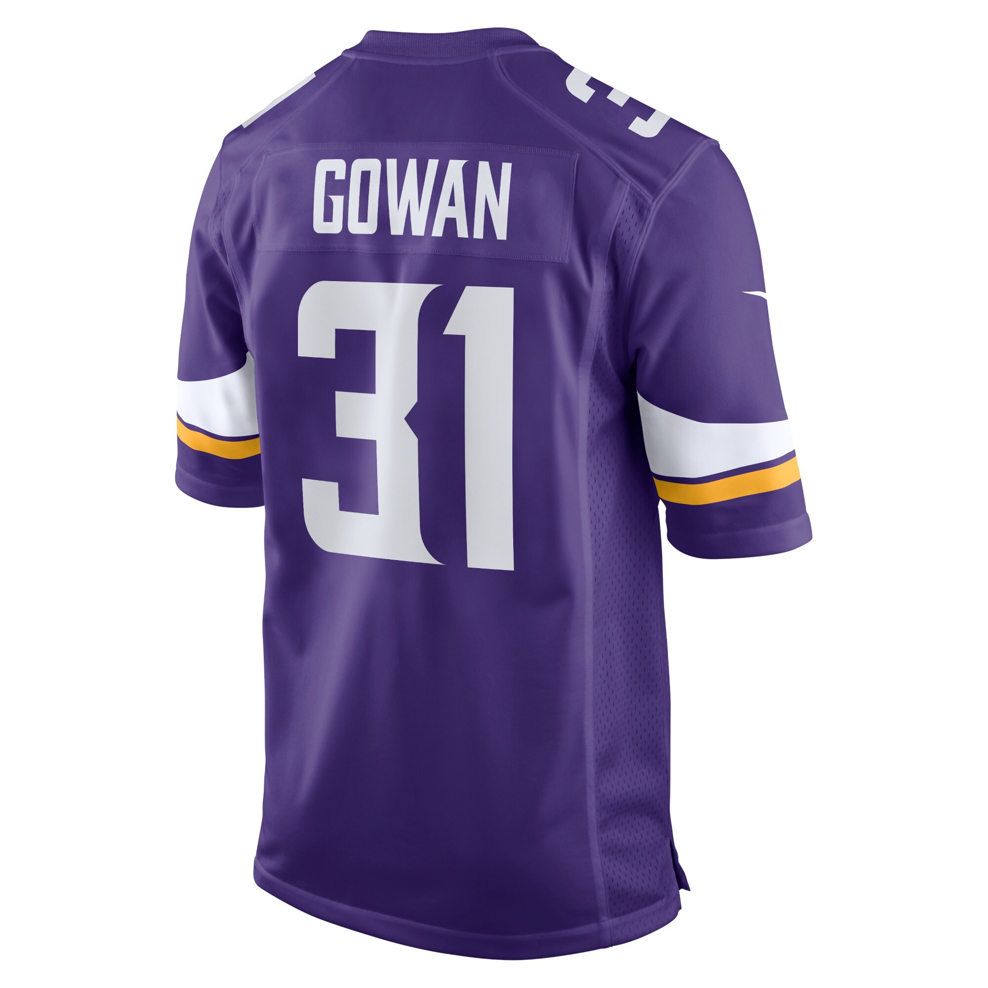 Tay Gowan Minnesota Vikings Nike Home Game Player Jersey – Purple