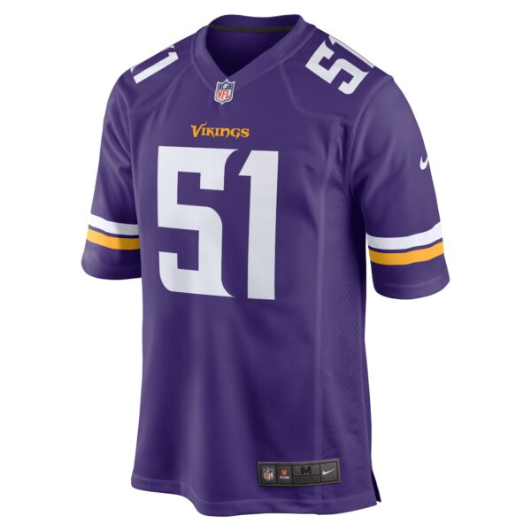 Benton Whitley Minnesota Vikings Nike Home Game Player Jersey – Purple
