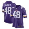 Chris Garrett Minnesota Vikings Nike Home Game Player Jersey – Purple