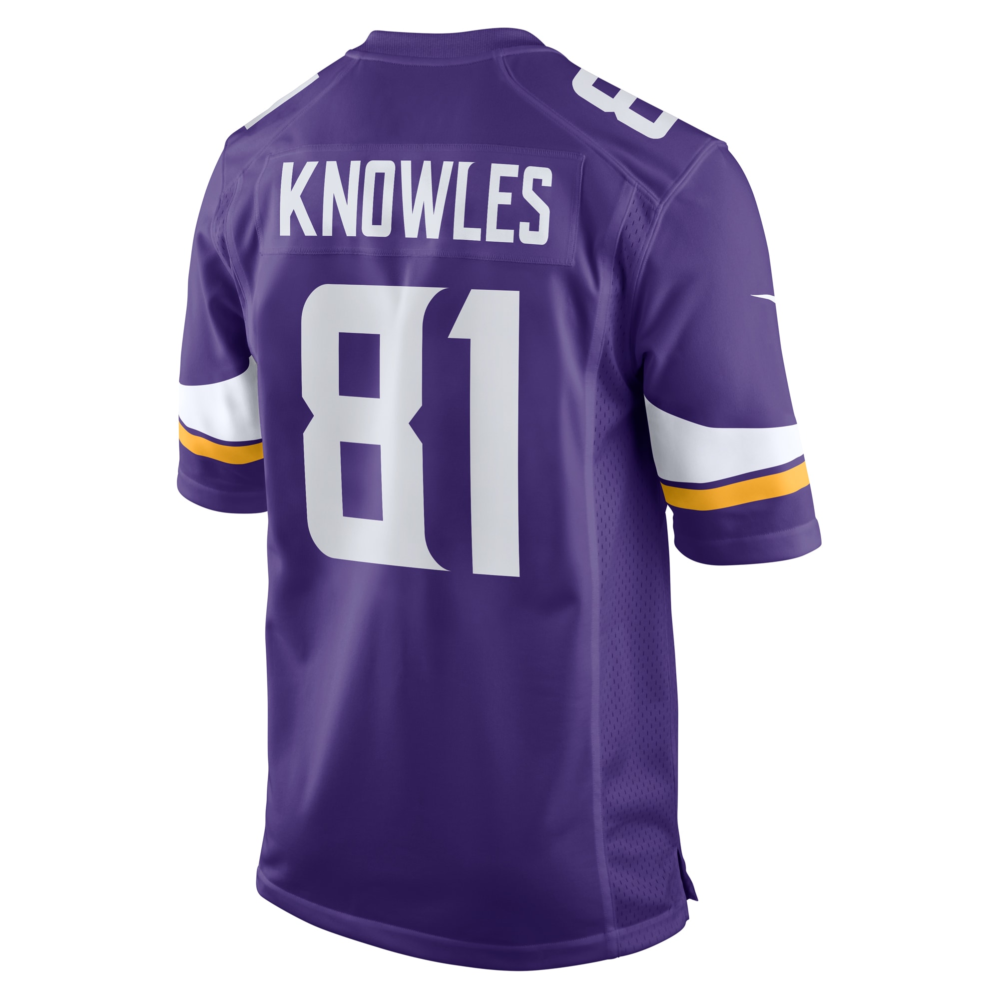 Malik Knowles Minnesota Vikings Nike Team Game Jersey – Purple - Image 3