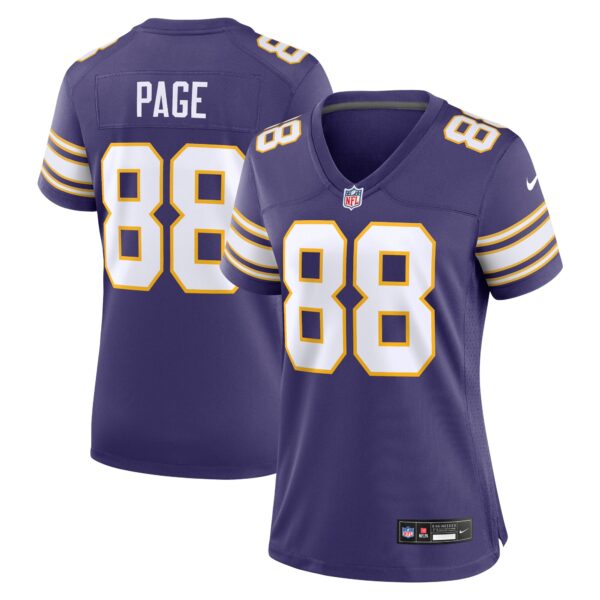 Alan Page Minnesota Vikings Nike Women’s Classic Retired Player Jersey – Purple