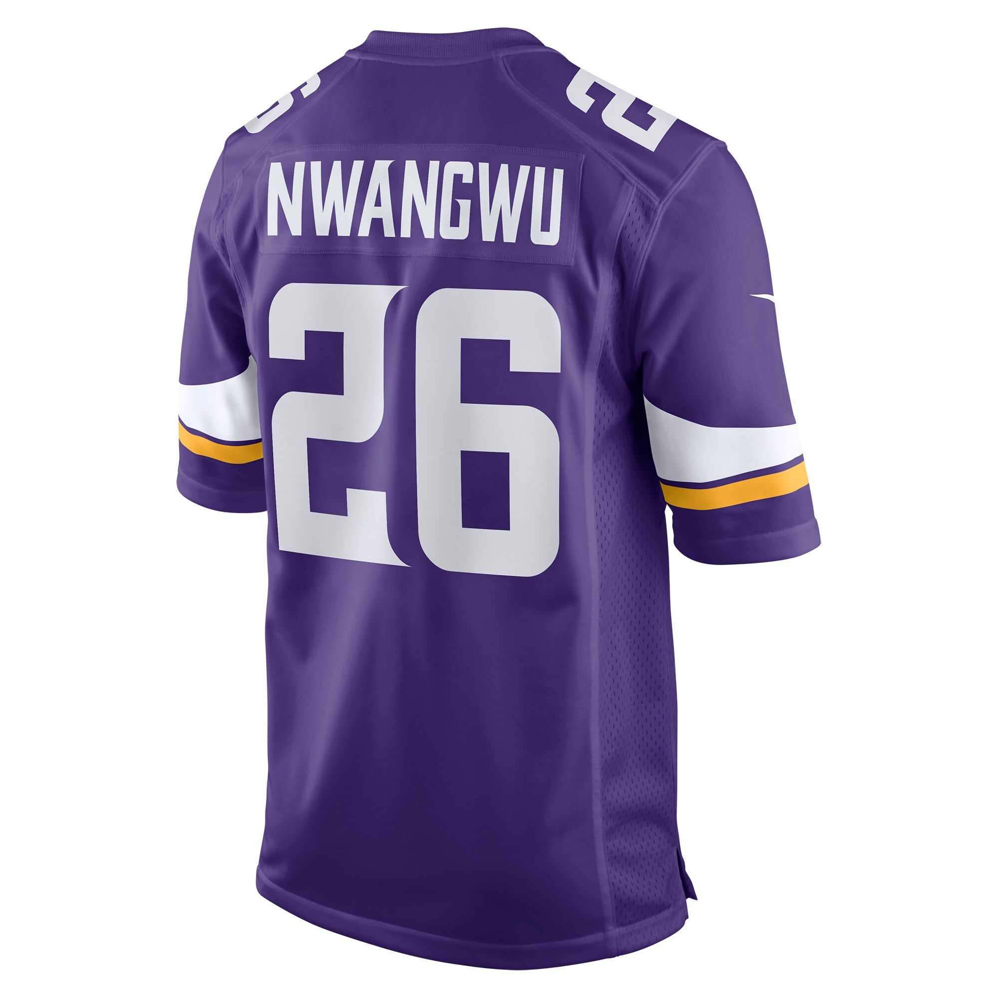 Kene Nwangwu Minnesota Vikings Nike Game Jersey – Purple - Image 3