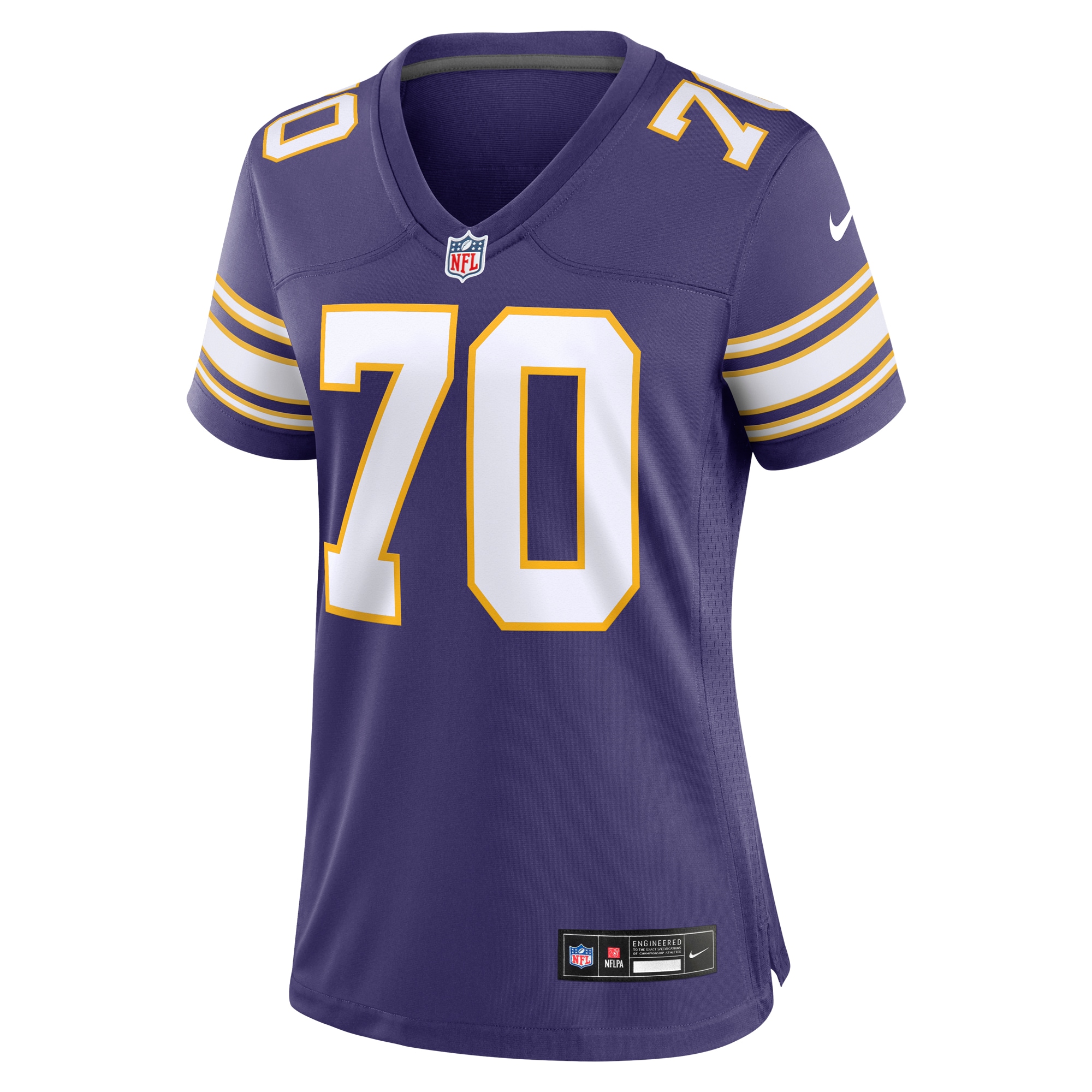 Jim Marshall Minnesota Vikings Nike Women’s Classic Retired Player Jersey – Purple - Image 2