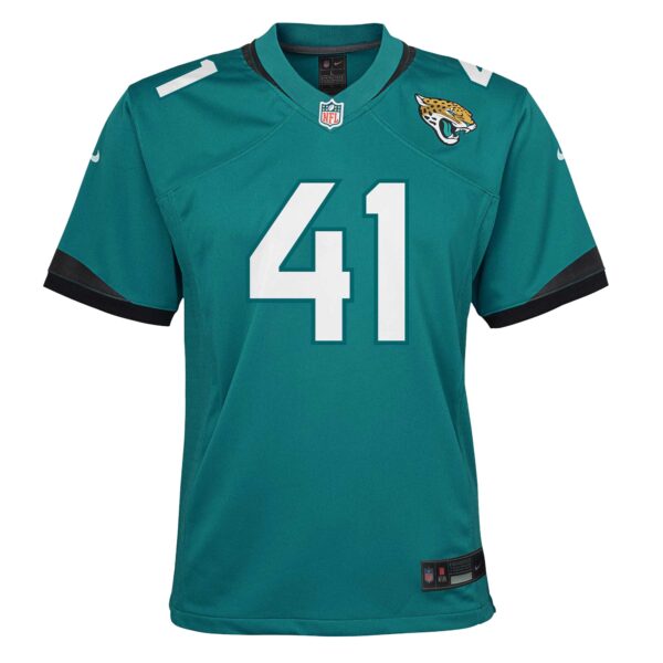 Josh Hines-Allen Jacksonville Jaguars Nike Youth Team Game Jersey – Teal