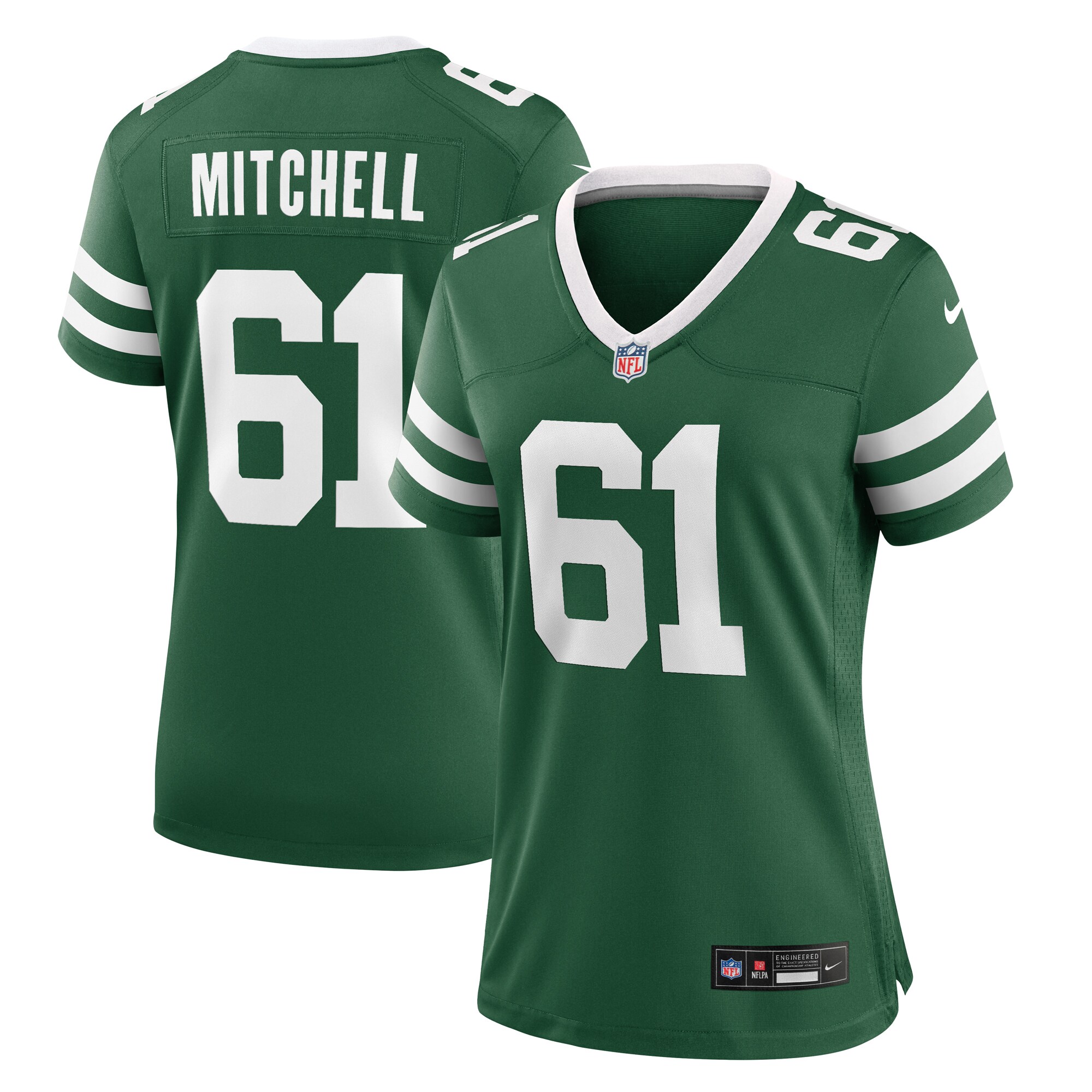 Max Mitchell New York Jets Nike Women’s Team Game Jersey – Legacy Green