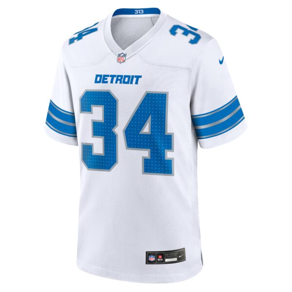 Alex Anzalone Detroit Lions Nike White Game Jersey – White