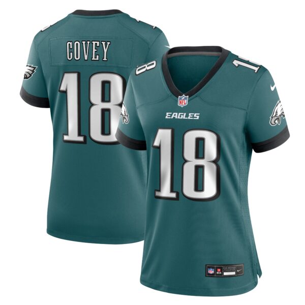 Britain Covey Philadelphia Eagles Nike Women’s Team Game Jersey – Midnight Green