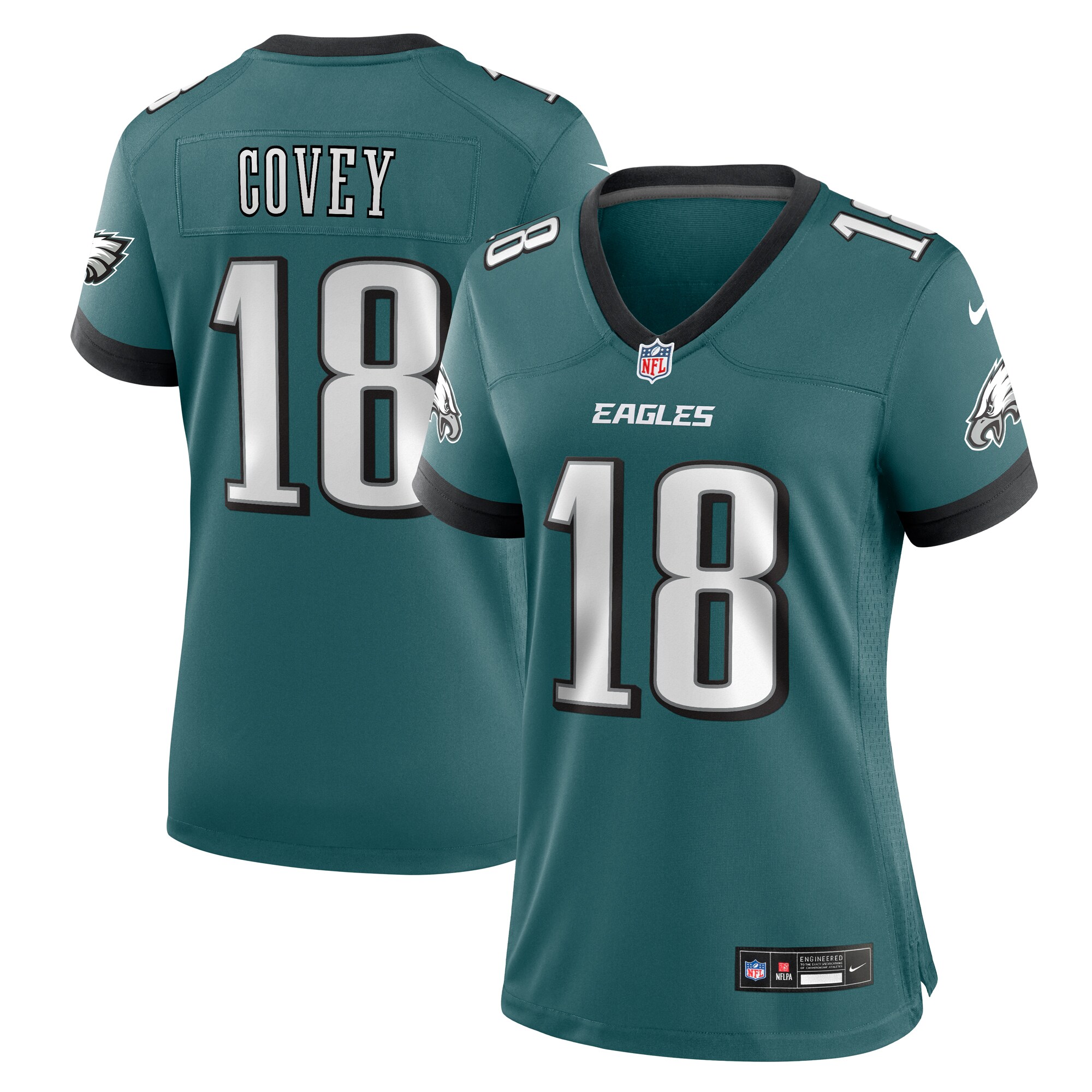 Britain Covey Philadelphia Eagles Nike Women’s Team Game Jersey – Midnight Green