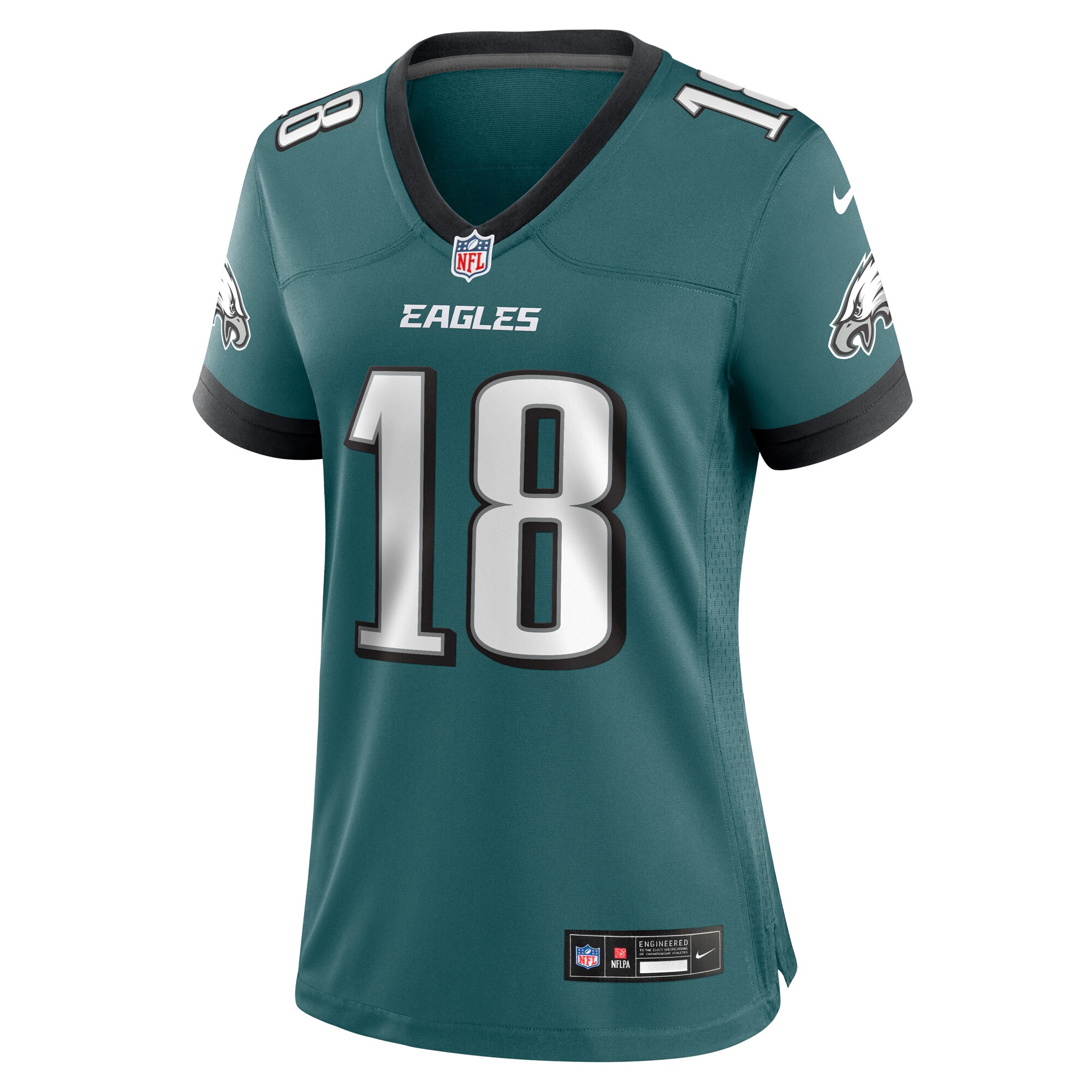 Britain Covey Philadelphia Eagles Nike Women’s Team Game Jersey – Midnight Green - Image 2
