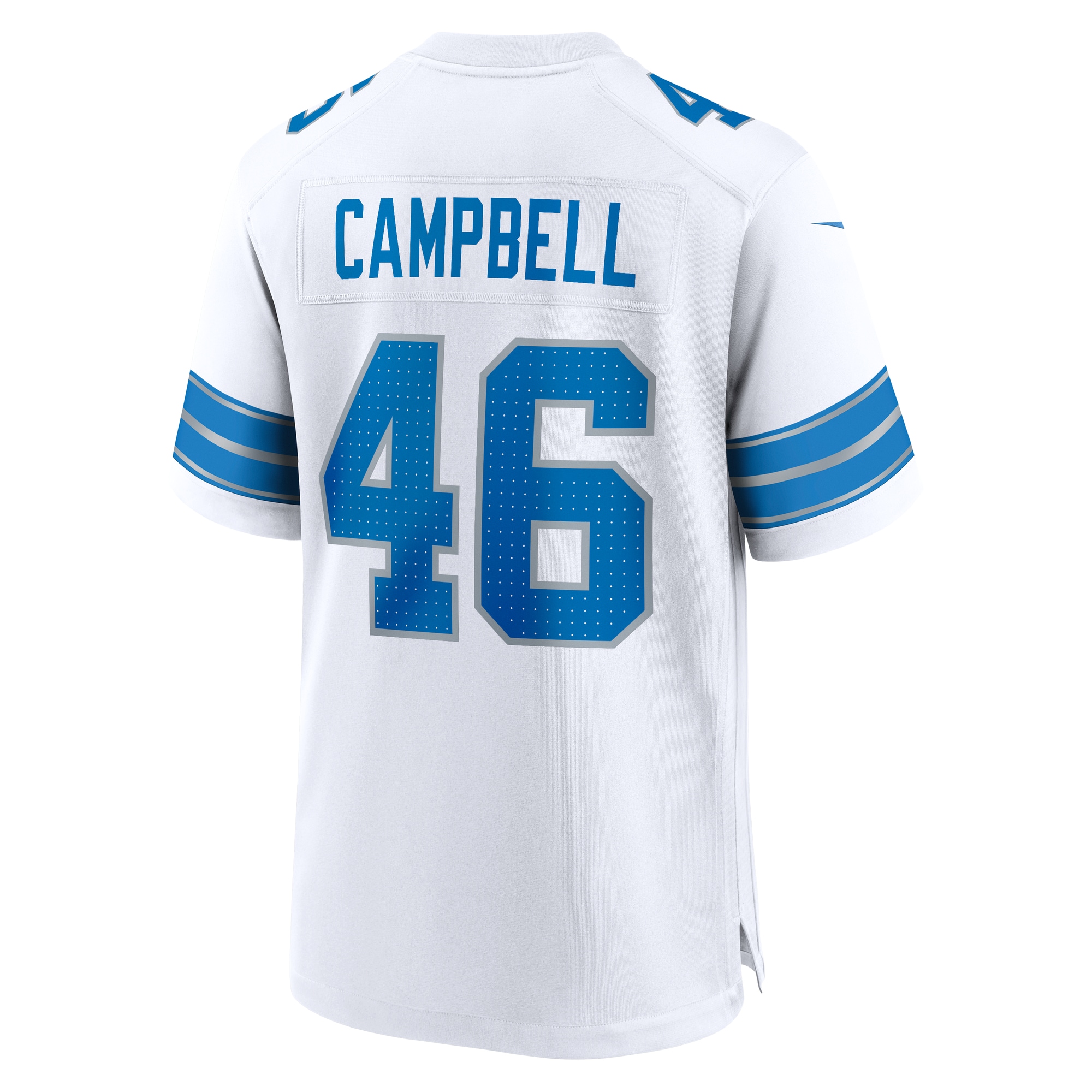 Jack Campbell Detroit Lions Nike White Game Jersey – White - Image 2