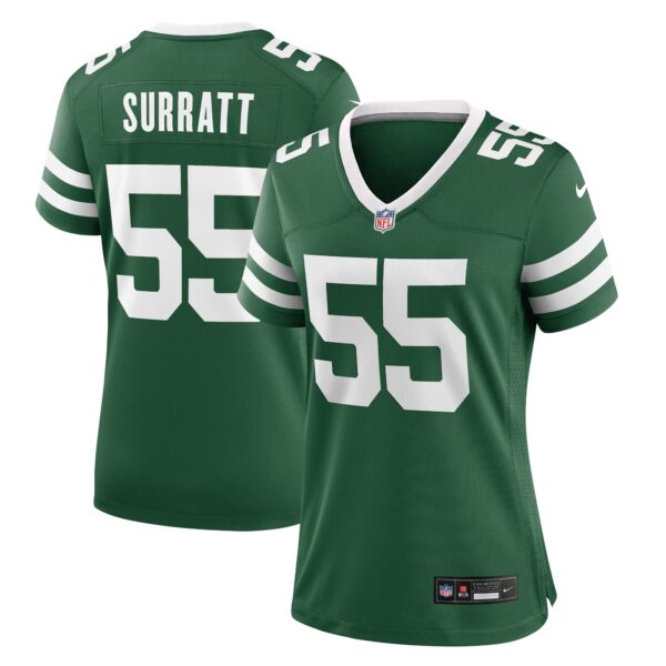 Chazz Surratt New York Jets Nike Women’s Team Game Jersey – Legacy Green