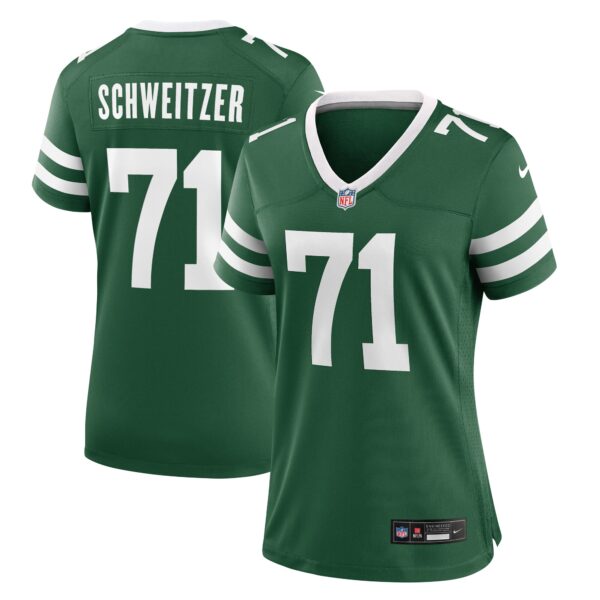 Wes Schweitzer New York Jets Nike Women’s Team Game Jersey – Legacy Green