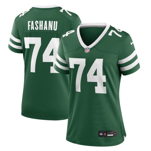 Olu Fashanu New York Jets Nike Women’s Team Game Jersey – Legacy Green
