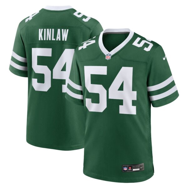 Javon Kinlaw New York Jets Nike Team Game Jersey – Legacy Green