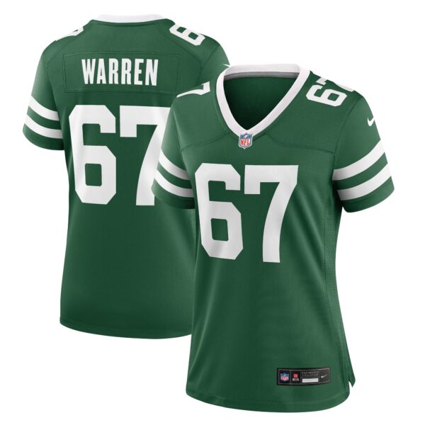 Carter Warren New York Jets Nike Women’s Team Game Jersey – Legacy Green