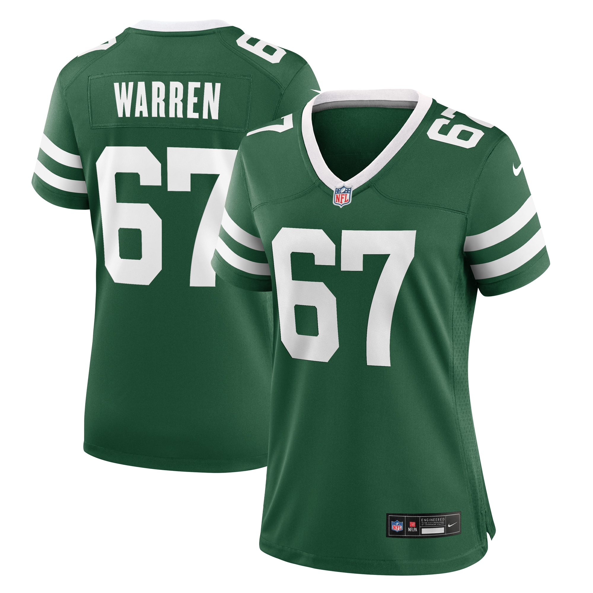 Carter Warren New York Jets Nike Women’s Team Game Jersey – Legacy Green