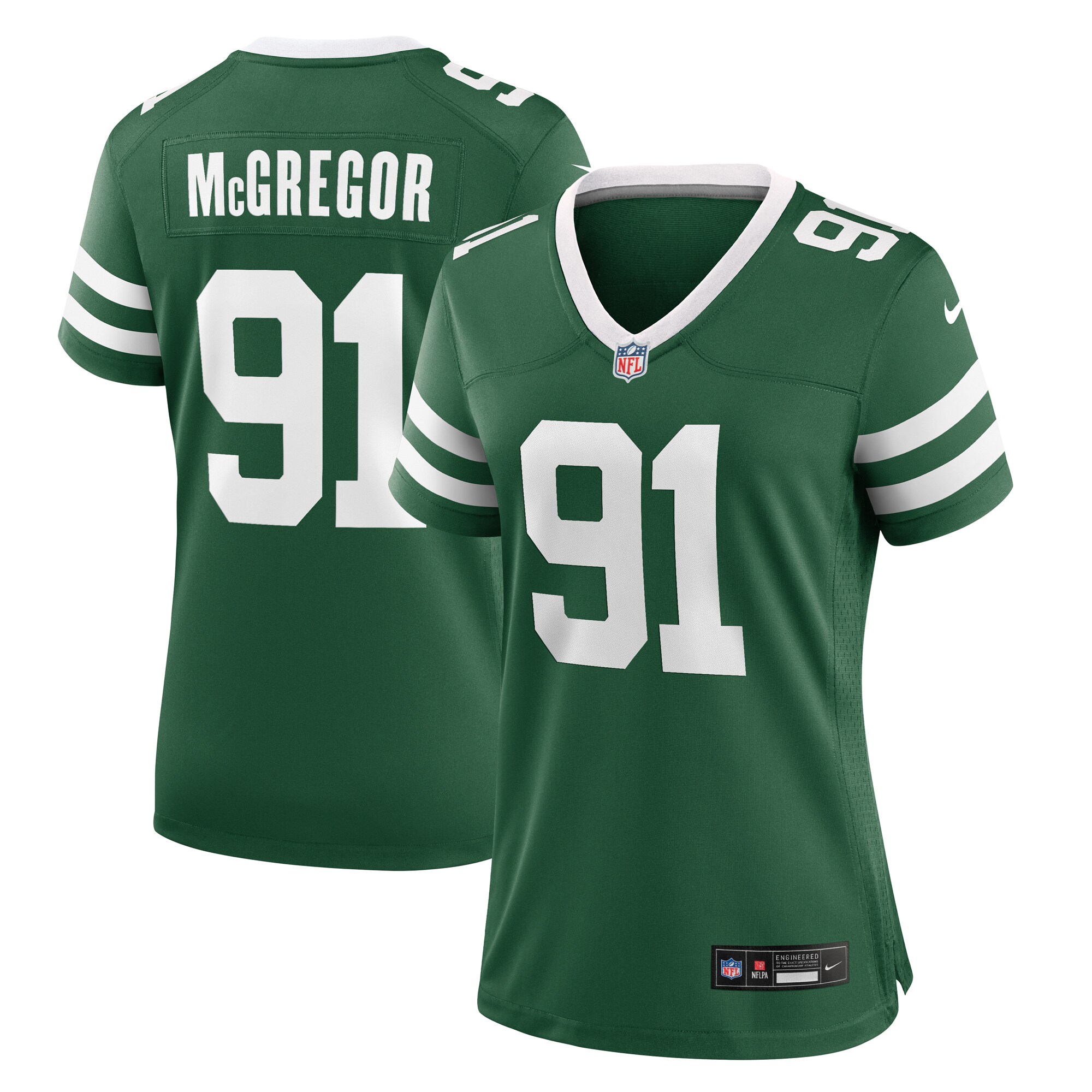 Braiden McGregor New York Jets Nike Women’s Team Game Jersey – Legacy Green