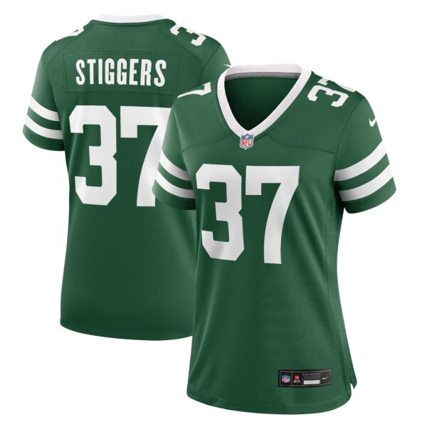 Qwan’tez Stiggers New York Jets Nike Women’s Team Game Jersey – Legacy Green