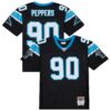 Julius Peppers Carolina Panthers Mitchell & Ness Big & Tall 2003 Alternate Legacy Retired Player Jersey – Black