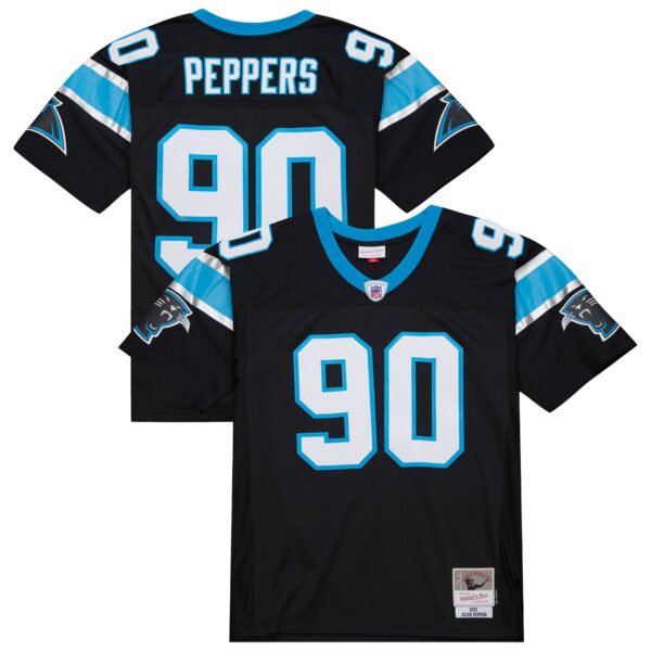 Julius Peppers Carolina Panthers Mitchell & Ness Big & Tall 2003 Alternate Legacy Retired Player Jersey – Black