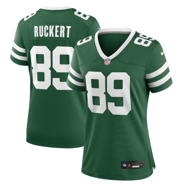 Jeremy Ruckert New York Jets Nike Women’s Team Game Jersey – Legacy Green