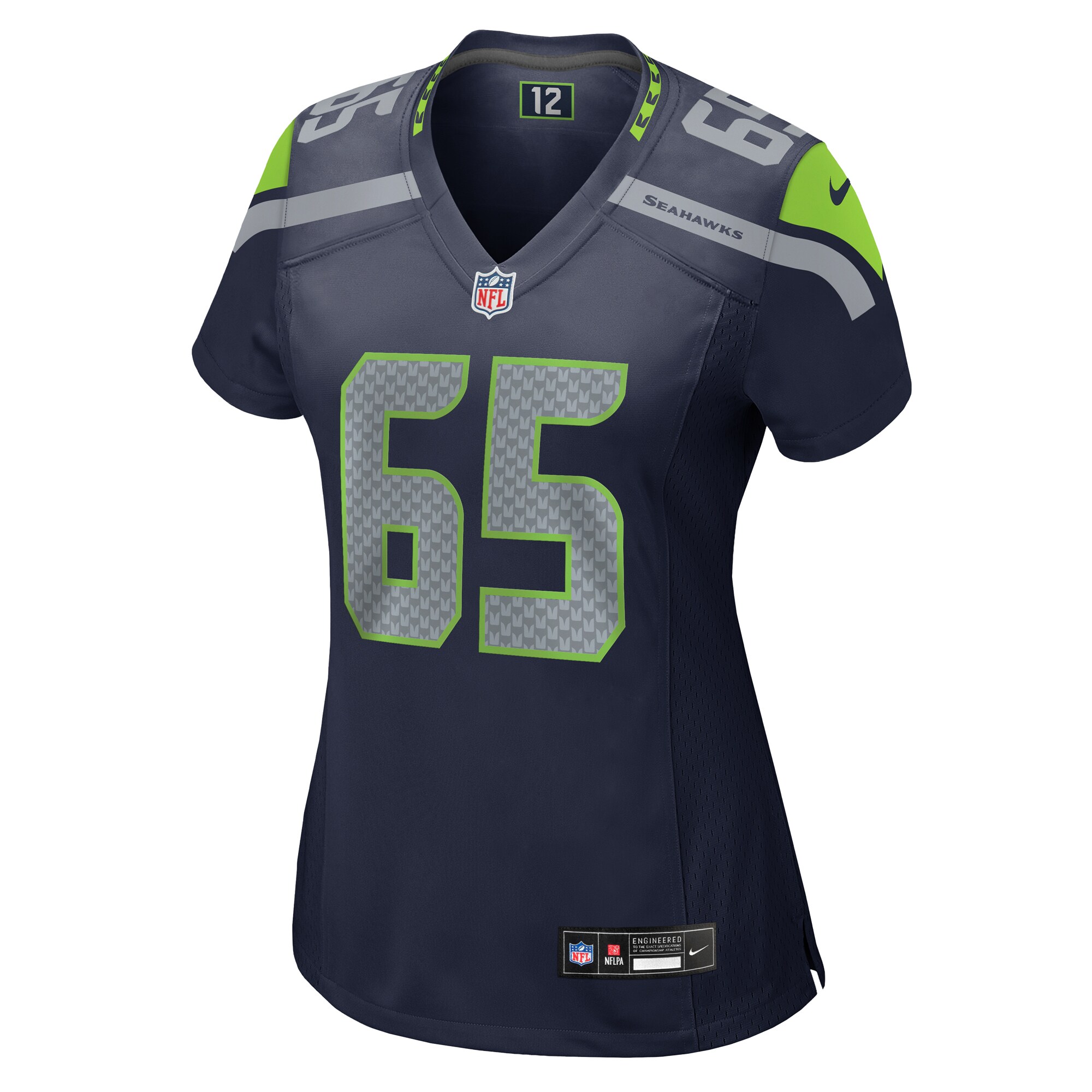 Michael Jerrell Seattle Seahawks Nike Women’s Game Jersey – College Navy - Image 2