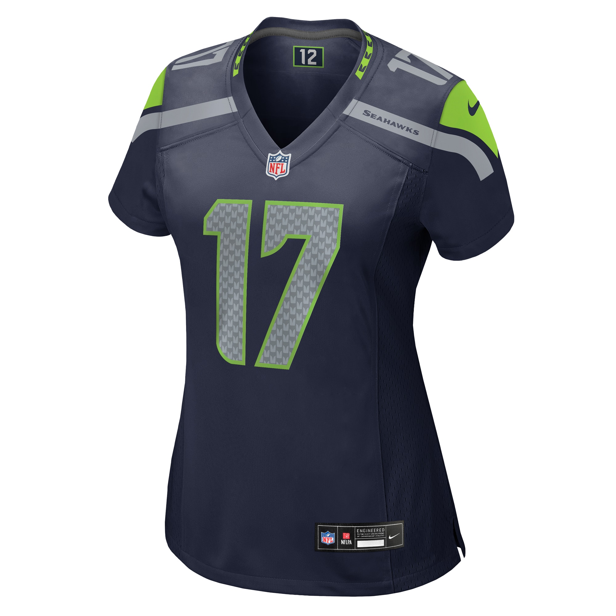Jerome Baker Seattle Seahawks Nike Women’s Game Jersey – College Navy - Image 2