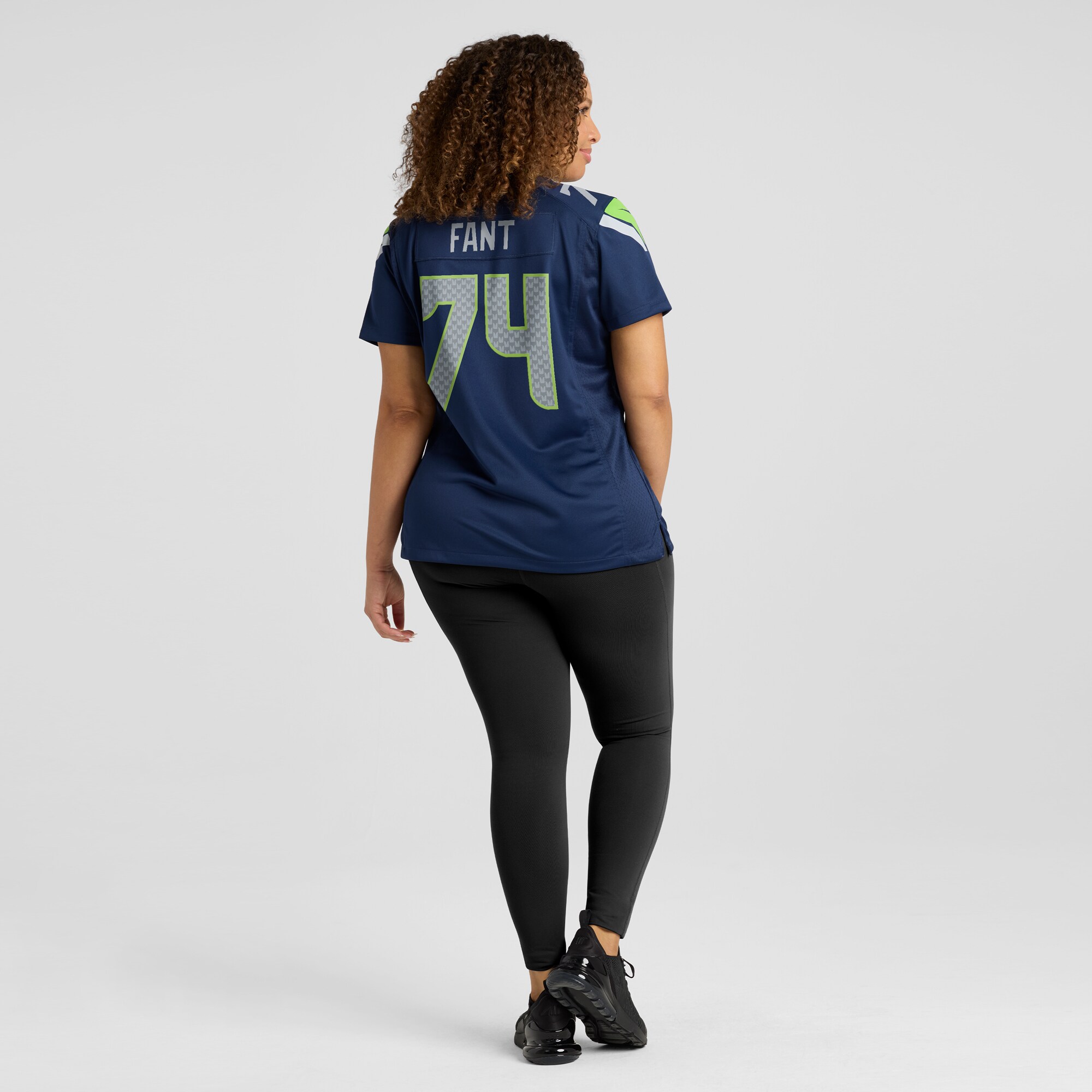 George Fant Seattle Seahawks Nike Women’s Game Jersey – College Navy - Image 3